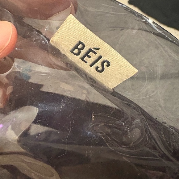 Beis Transparent Black Beach Tote Bag - Picture 13 of 13